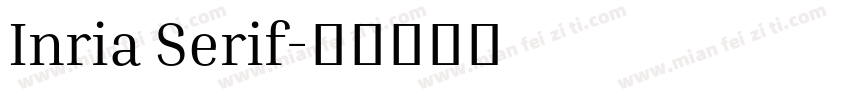 Inria Serif字体转换